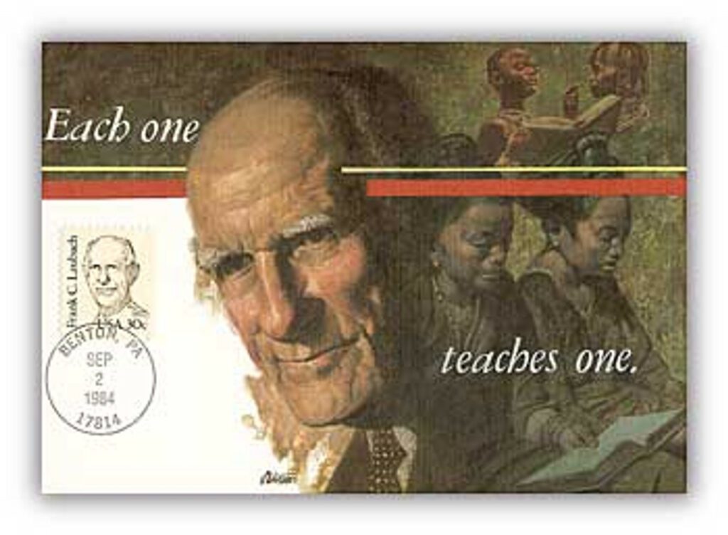 1984 20¢ Dr Frank Laubach First Day Maximum Card