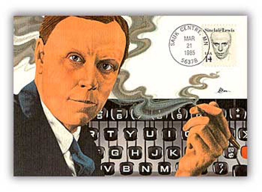 # M85-13 - 1985 14c Sinclair Lewis