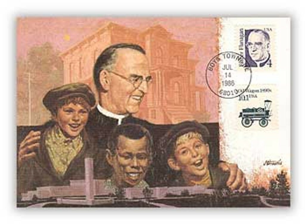 1986 4c Father Flanagan