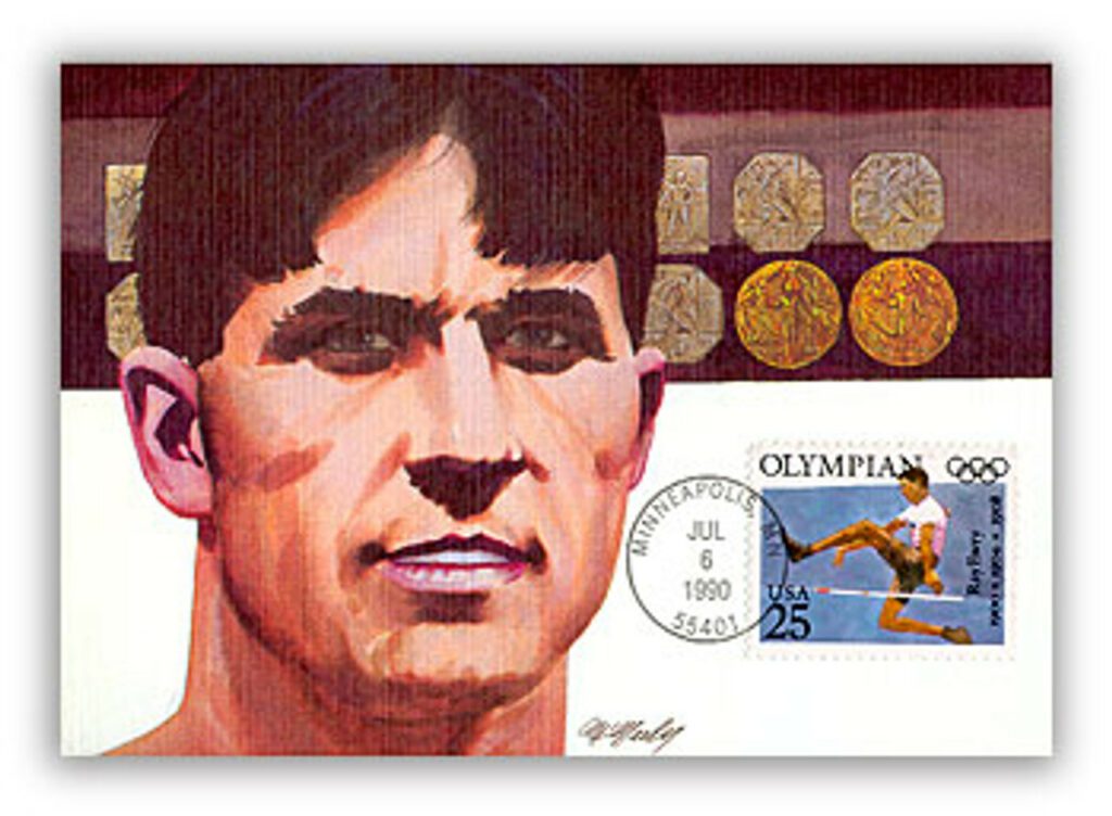# M90-24 - 1990 25c Raymond Ewry Maximum Card