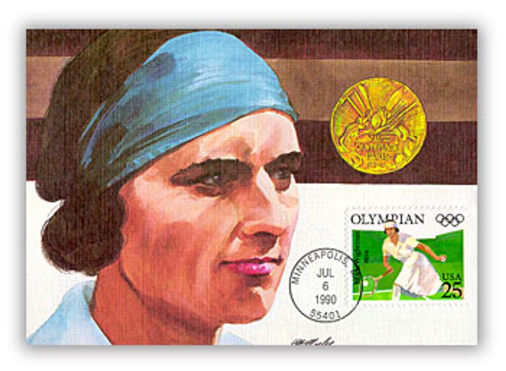 # M90-25 - 1990 25c Hazel Wightman Maximum Card