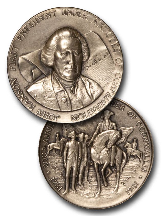 # MCN126 - John Hanson First President Under Articles of Confederation