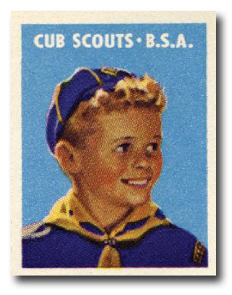 # MUS051 - 1950s Cub Scouts USA Poster Stamp