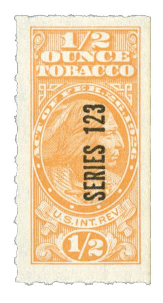 #TF1040 - 1953, 1/2oz Tobacco Stamps,Series 123
