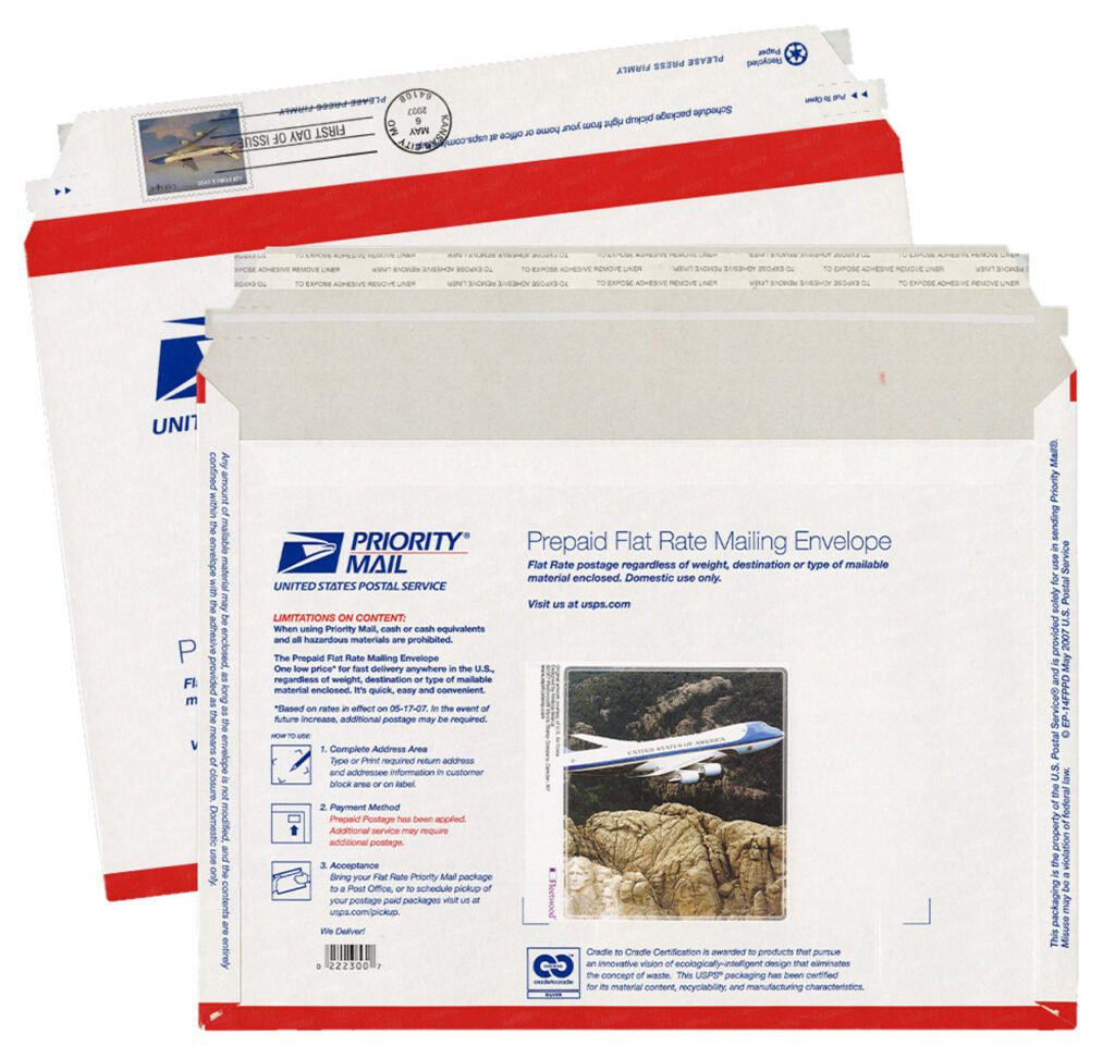 # U660 - 2007 $4.60 Stamped Envelopes and Wrappers - Air Force One Priority Mail