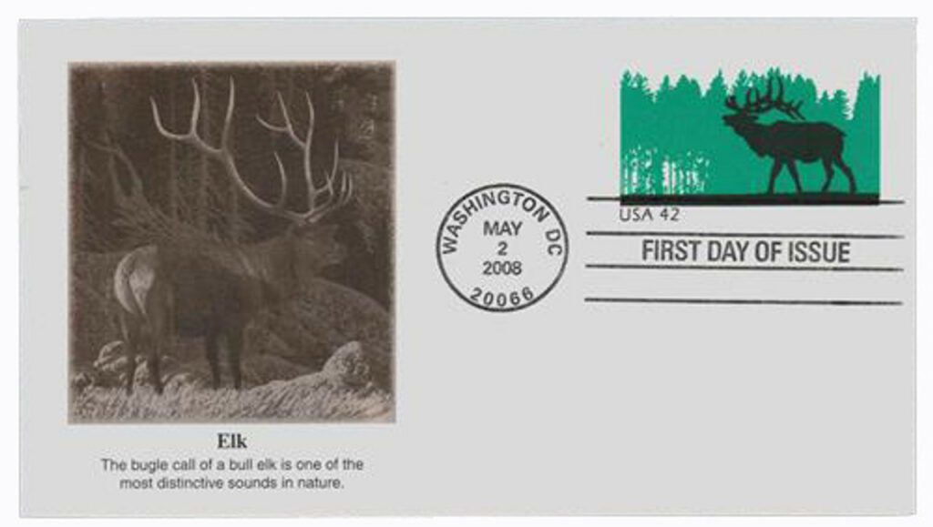 2008 42¢ Elk Stamped Envelope