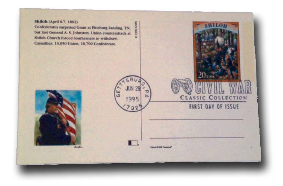 #UX204 - 1995 20c Battle of Shiloh