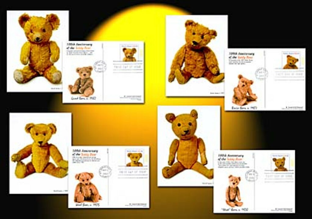 # UX382-85 - 2002 23c Teddy Bear PC FDC Set of 4