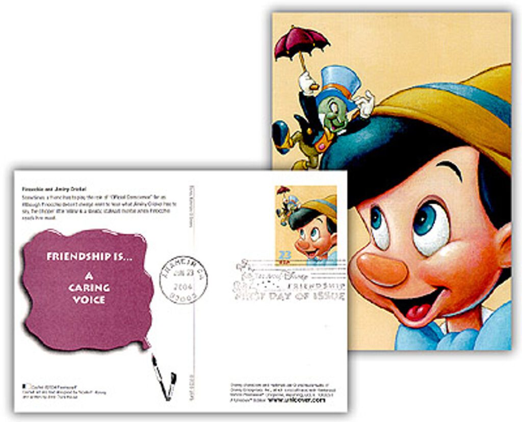 # UX410 - 2004 Disney-Pinocchio PC FDC