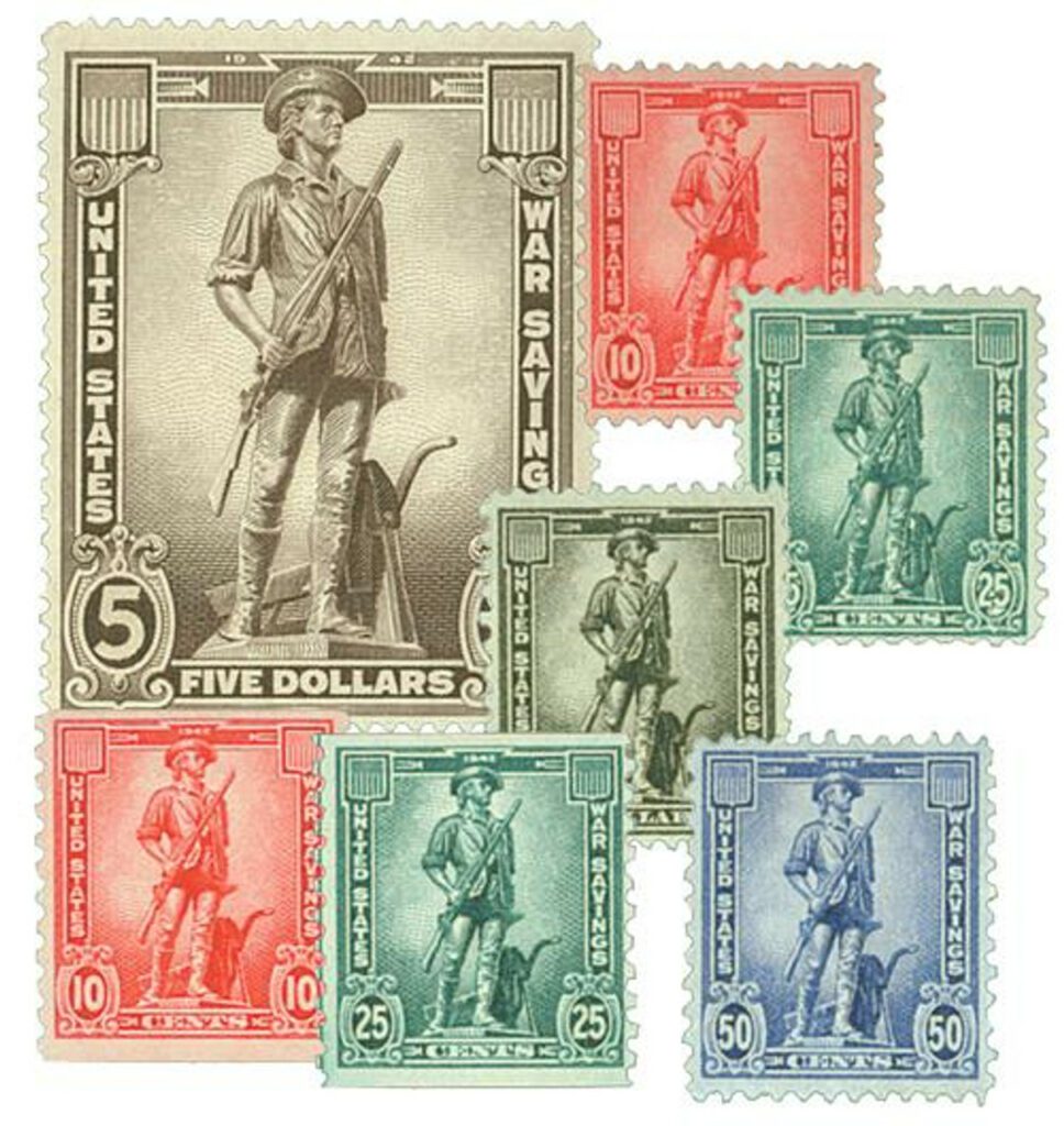 # WS7-13 - 1942-43 WWII War Savings Stamps