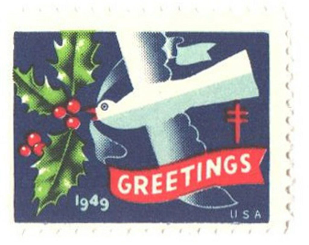 1949 National Tuberculosis Assn. Christmas Seal - perf 12 1/2