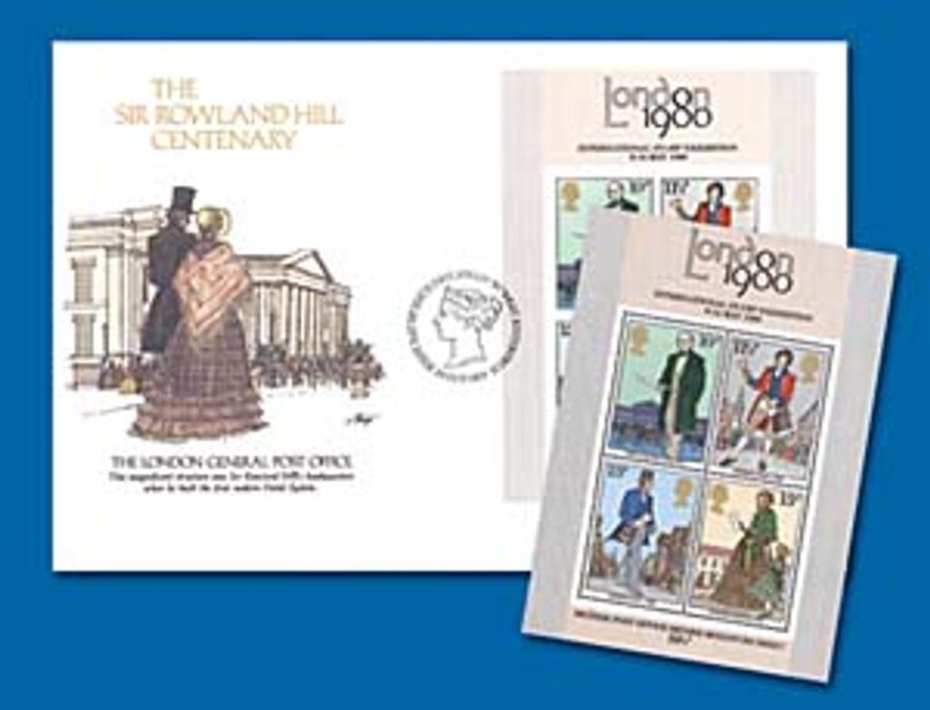 # 52444A - 1979 Rowland Hill Presentation FDC + Mint