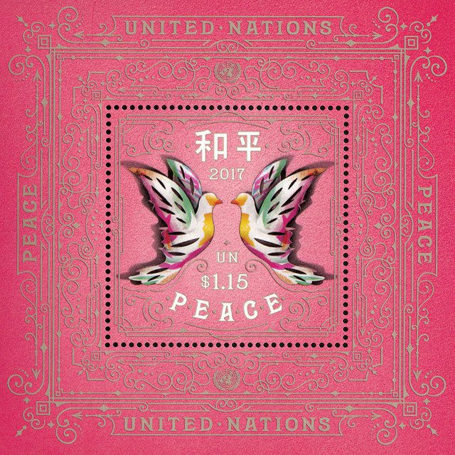 2017 $1.15 International Day of Peace, Doves, United Nations