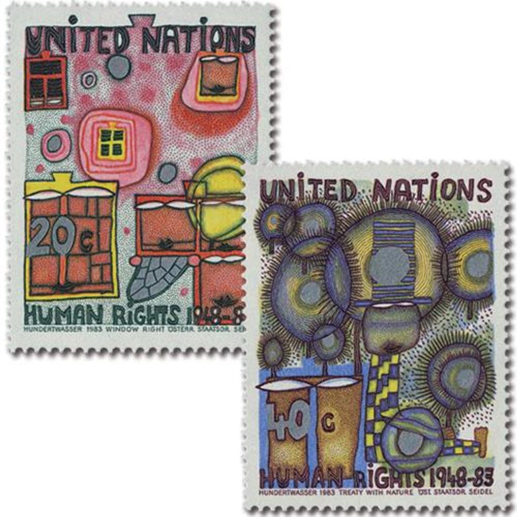 # UN415-16 - 1983 Dec. of Human Rights, 35th Anniv.