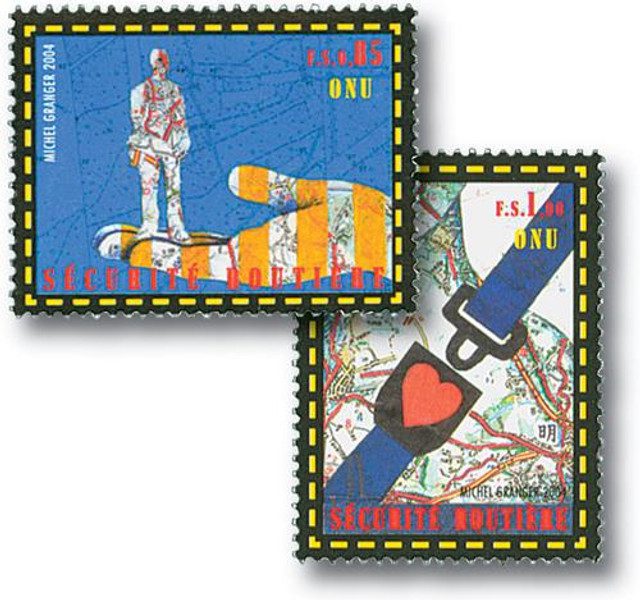# UNG423-24 - 2004 Road Safety, 2 stamps
