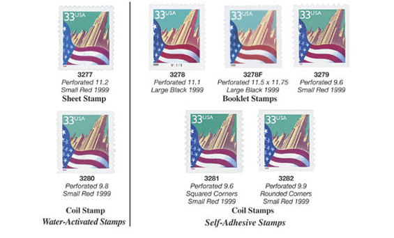 How to Identify the Stamps in the Flag Over City Series