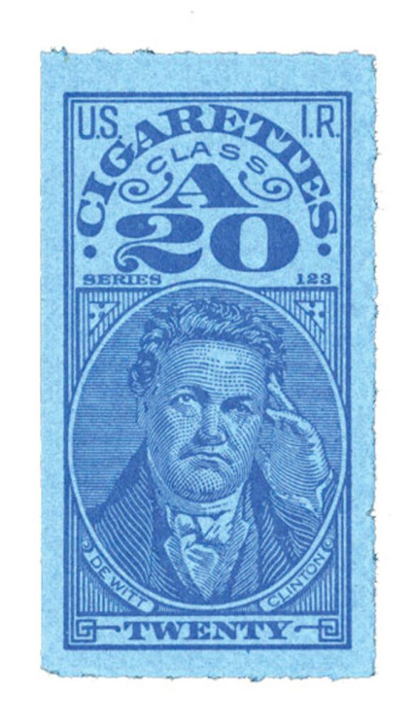 # TA380a - 1953, 20 Cigarette Tax Revenue Stamps - Class A, Series 123