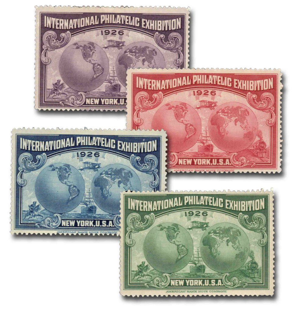 MA1892 - 1926 International Philatelic Exhibition Poster Stamps