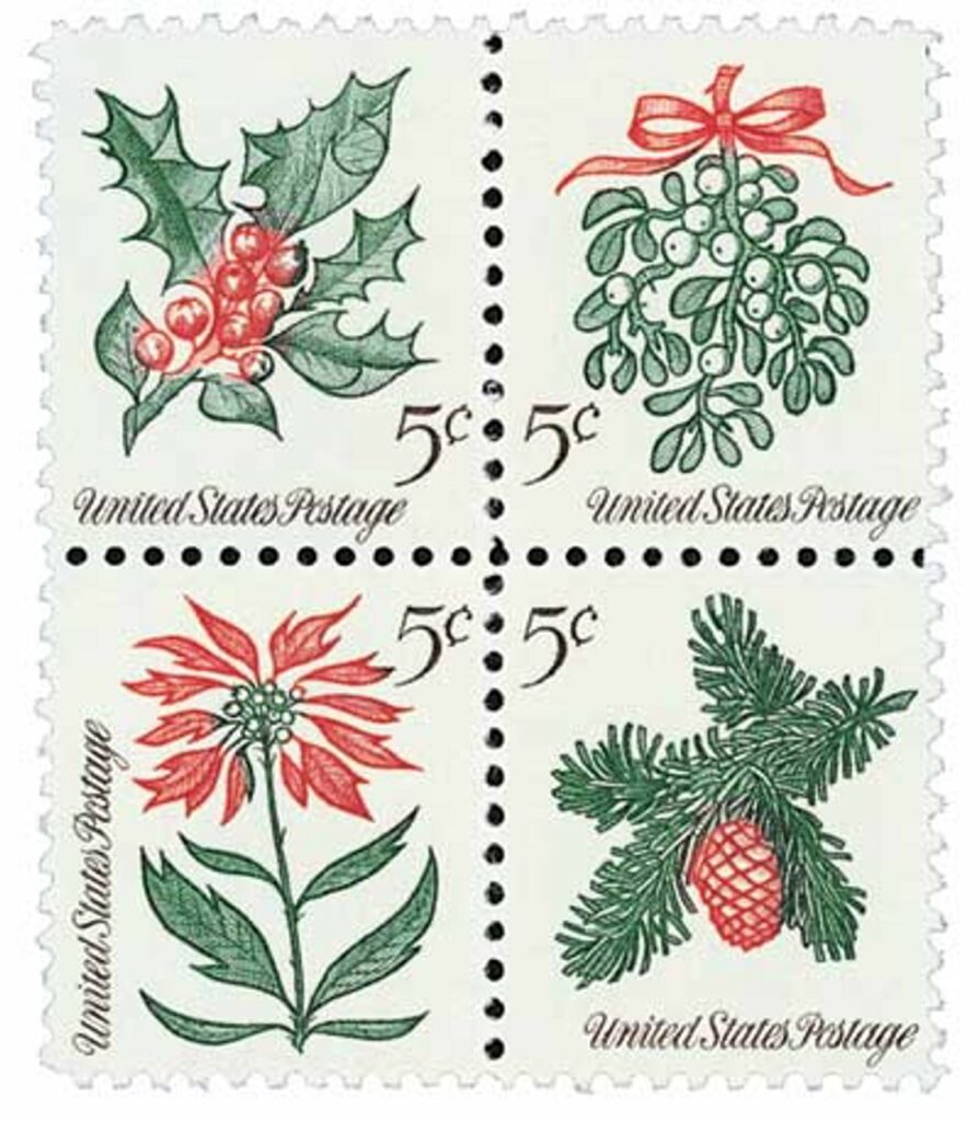 1254-57 - 1964 5c Christmas