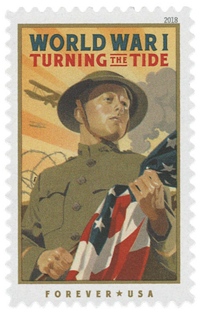 # 5300 - 2018 First-Class Forever Stamp - World War I: Turning the Tide