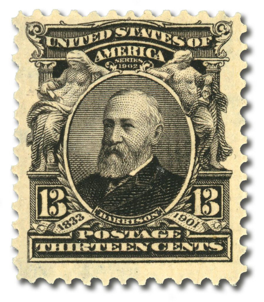 308 - 1902 13c Benjamin Harrison