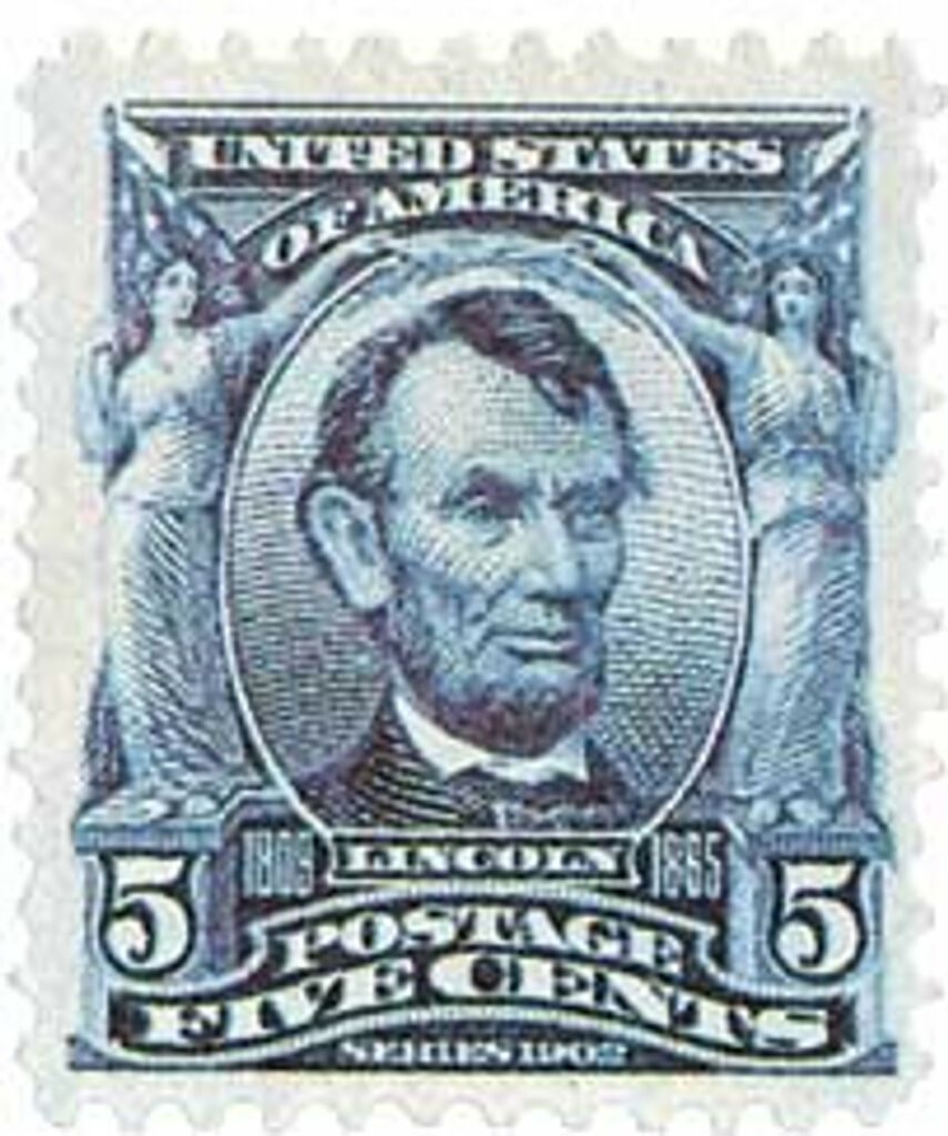 304 - 1903 5c Lincoln, blue