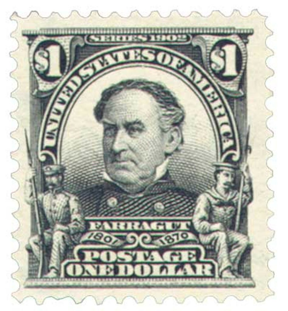 311 - 1903 $1 Farragut, black