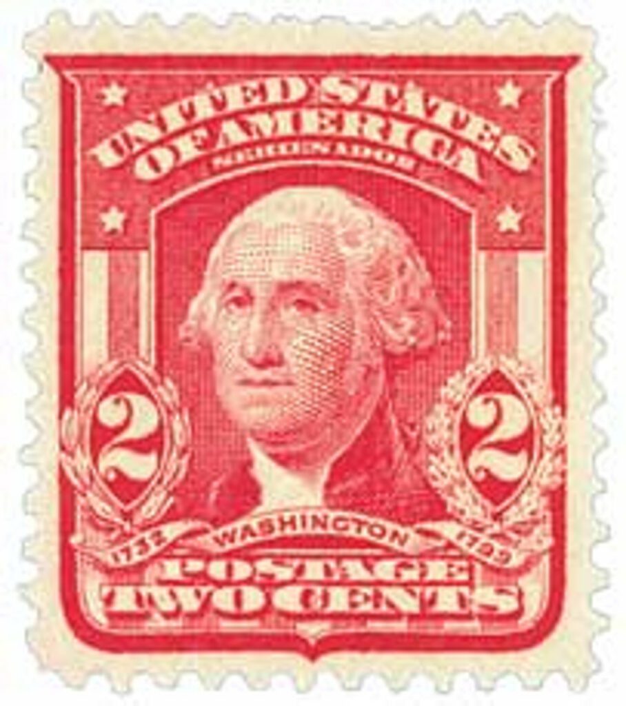 319 - 1903 2c Washington, carmine