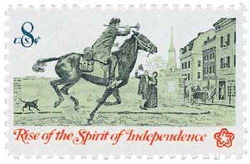 1478 - 1973 8c Colonial Communications: Postrider