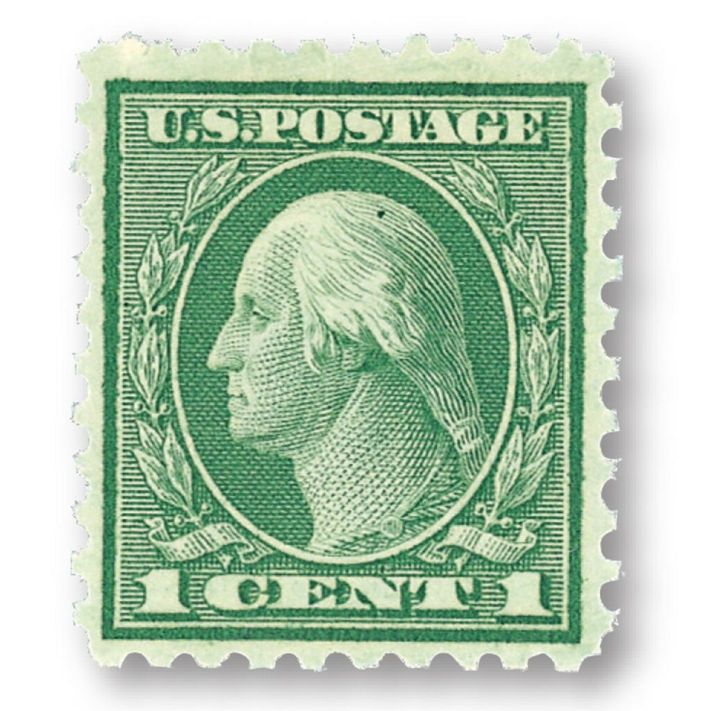 544 - 1922 1c Washington, green