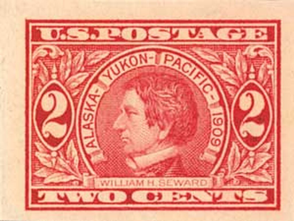 371 - 1909 2c Seward, carmine, imperforate