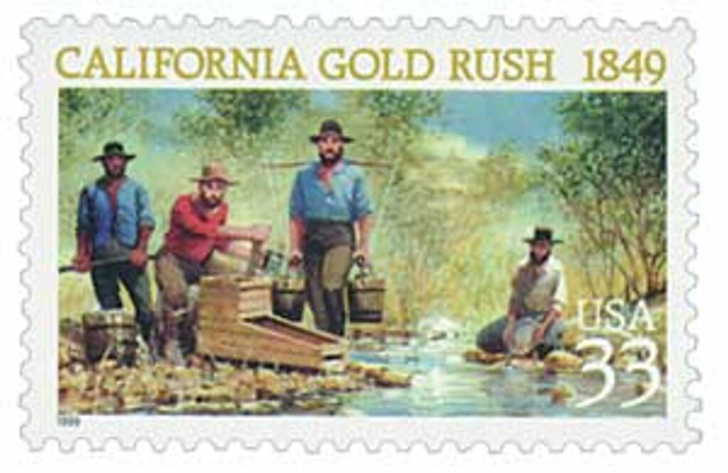 3316 - 1999 33c California Gold Rush