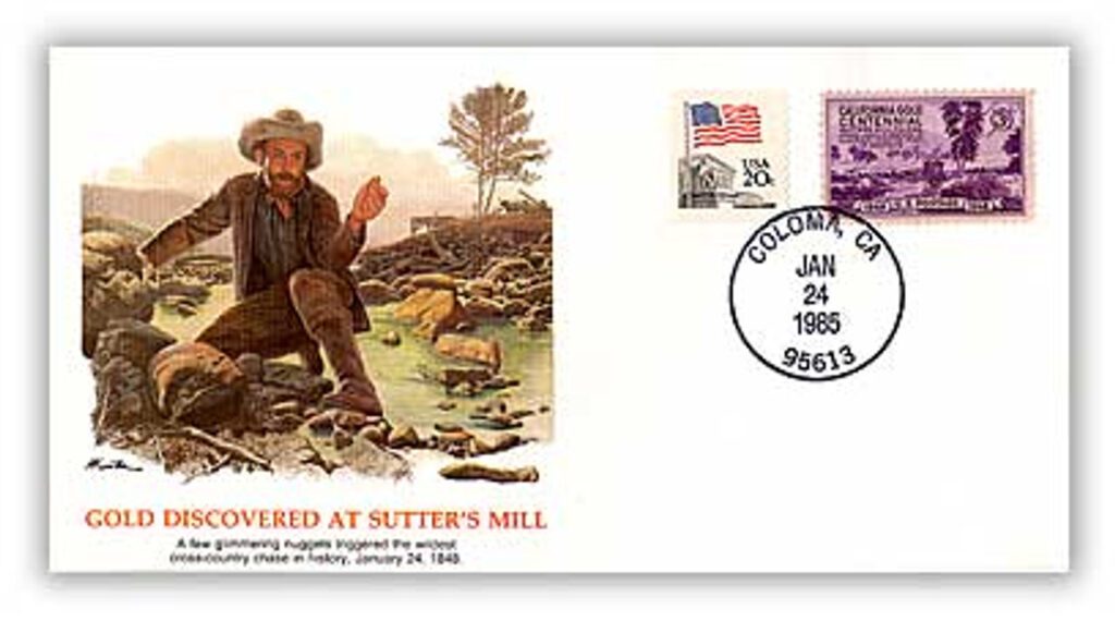 81561 - 1985 EPE Gold/Sutter's Mill Deluxe Comm. Cvr