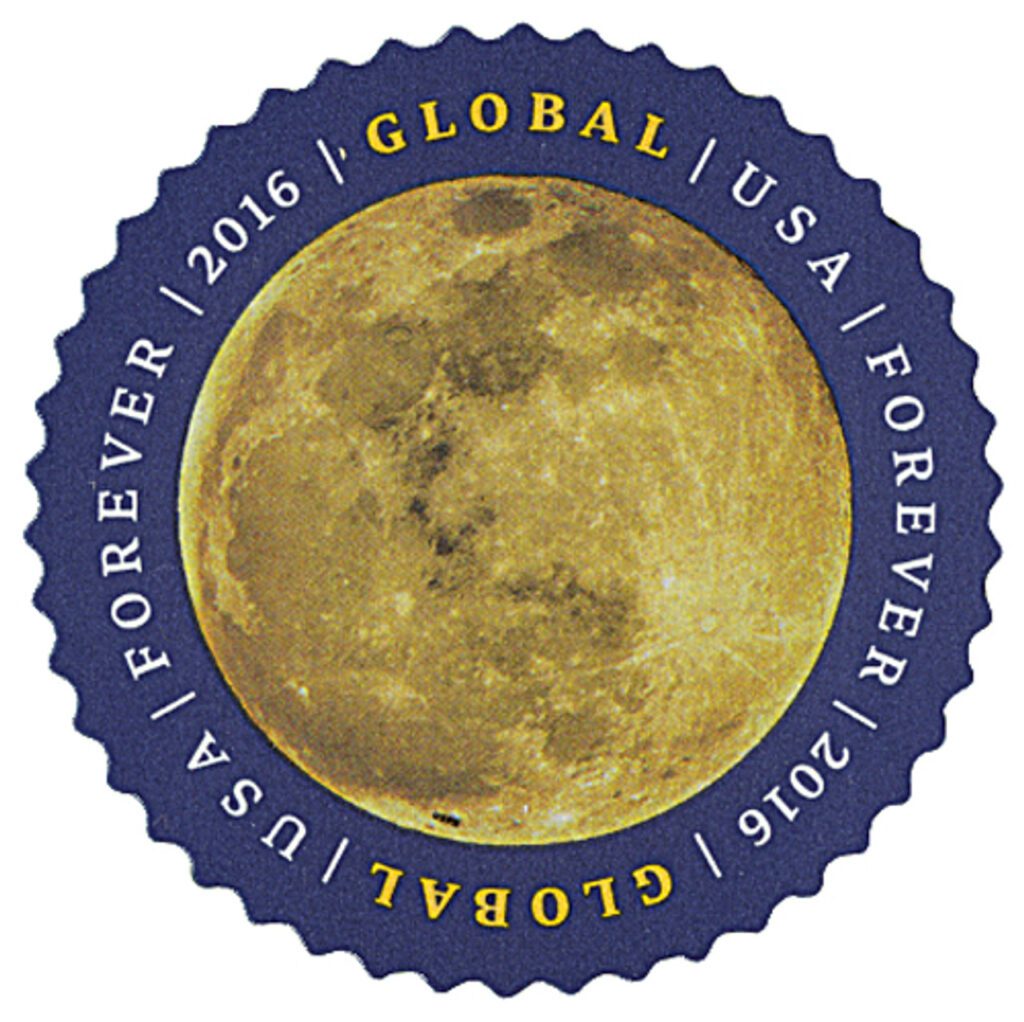 # 5058 - 2016 Global Forever Stamp - The Moon