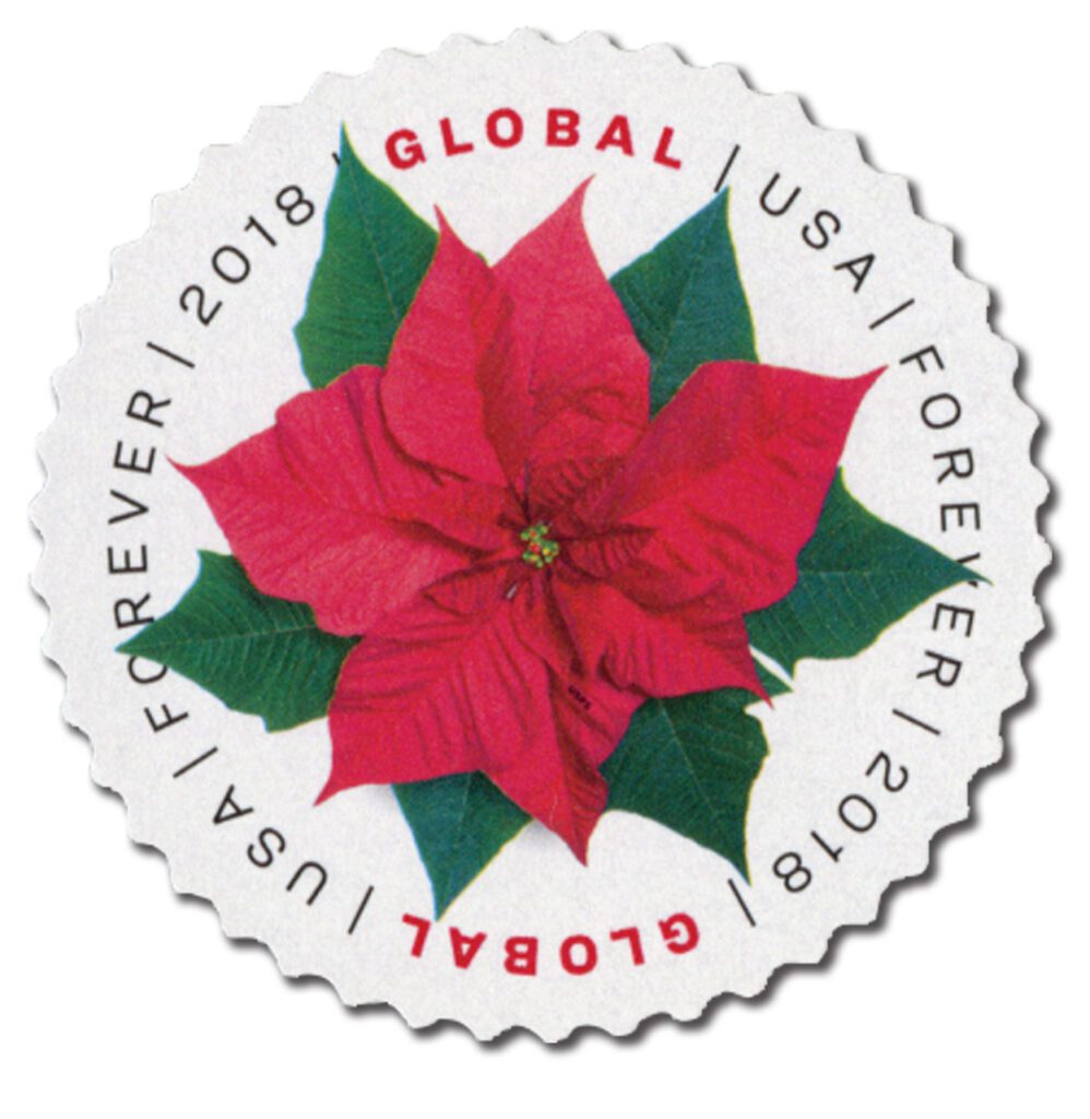 # 5311 - 2018 Global Forever Stamp - Poinsettia