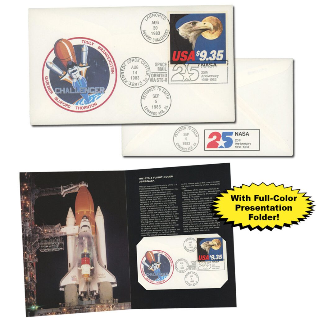 M892 - 1983 Challenger Space Shuttle Commemorative Cover with Presentation Folder