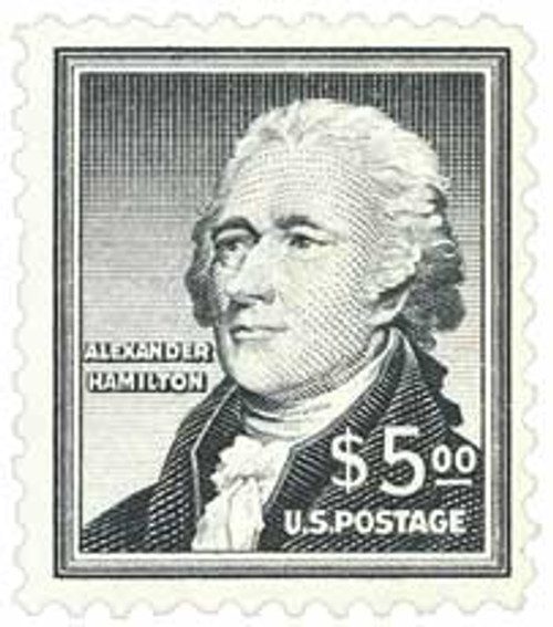 1053 - 1956 Liberty Series - $5 Alexander Hamilton