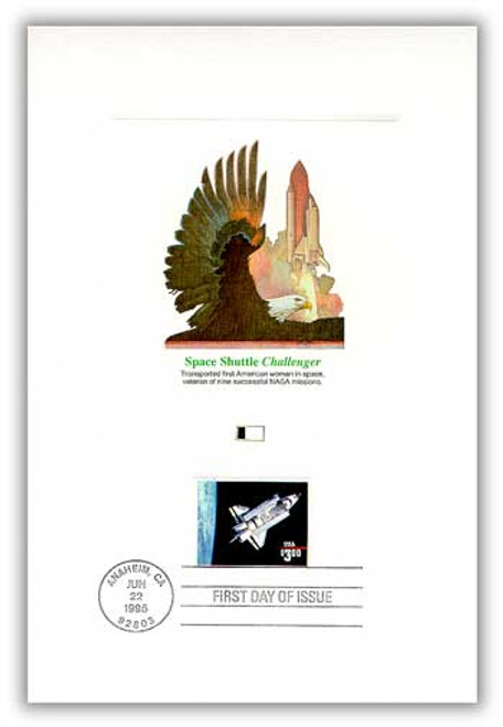4905253 - 1995 $3 Challenger Shuttle (Pri. Mail) PFCD