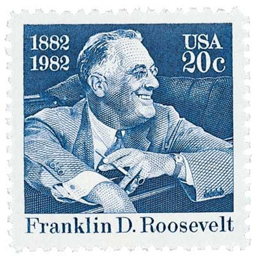 1950 - 1982 20c Franklin Delano Roosevelt