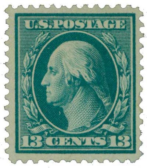 365 - 1909 13c Washington, blue green