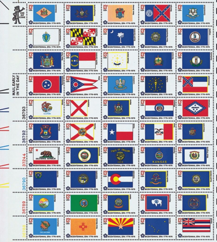1633-82 - 1976 13¢ State Flags