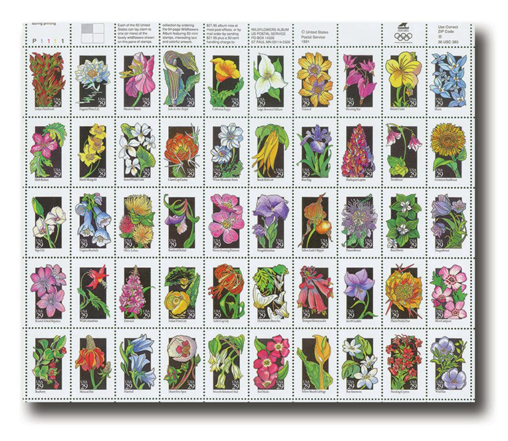 2647-96 - 1992 29¢ Wildflowers
