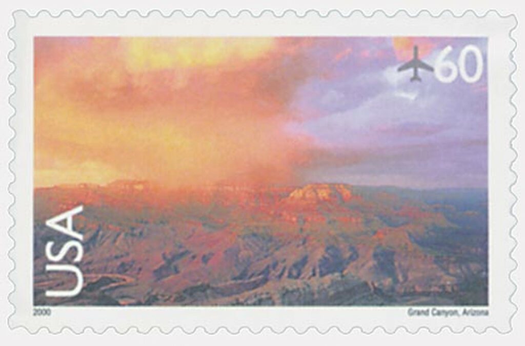 C135 - 2000 60¢ Grand Canyon, s/a
