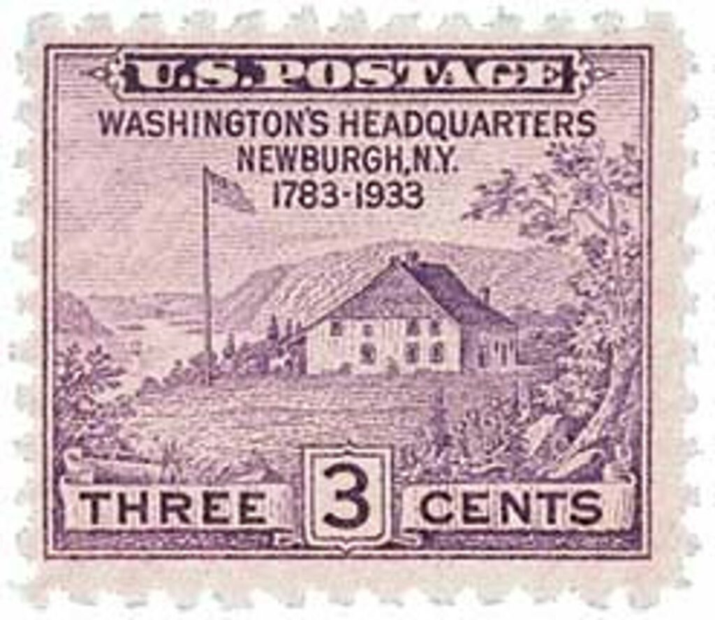 752 - 1935 3c Peace of 1783 Sesquicentennial, no gum