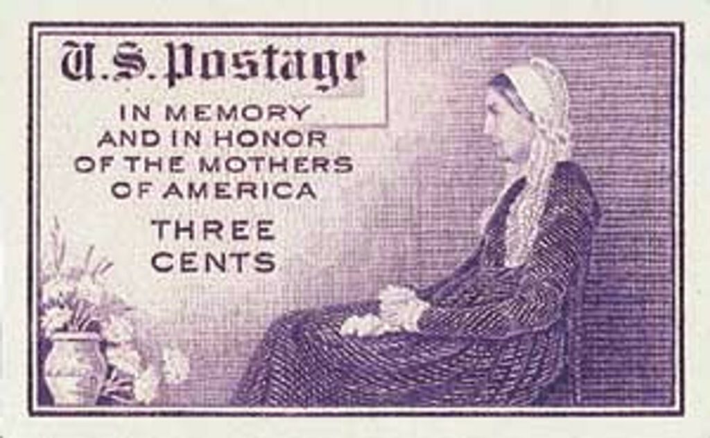 754 - 1935 3c Mothers of America, imperf, no gum