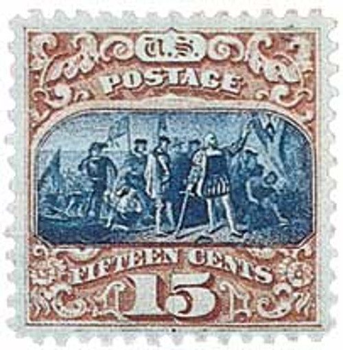 118 - 1869 15c Columbus Landing, type I