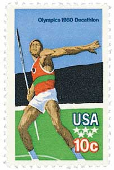 1790 - 1979 10c 1980 Summer Olympic Games