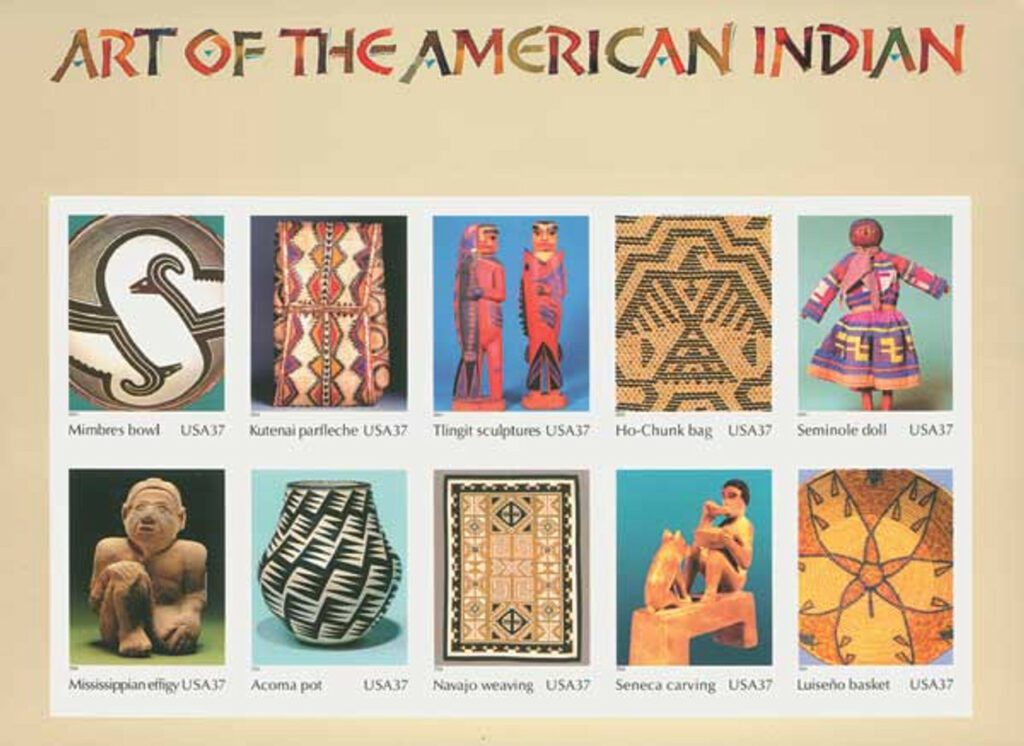 3873 - 2004 37c Art of the American Indian