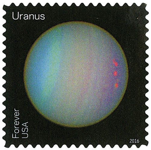 5075 - 2016 First-Class Forever Stamp - Views of Our Planets: Uranus