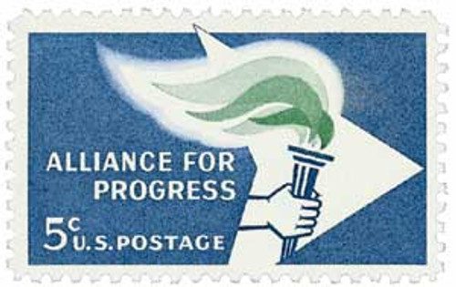 1234 - 1963 5c Alliance for Progress